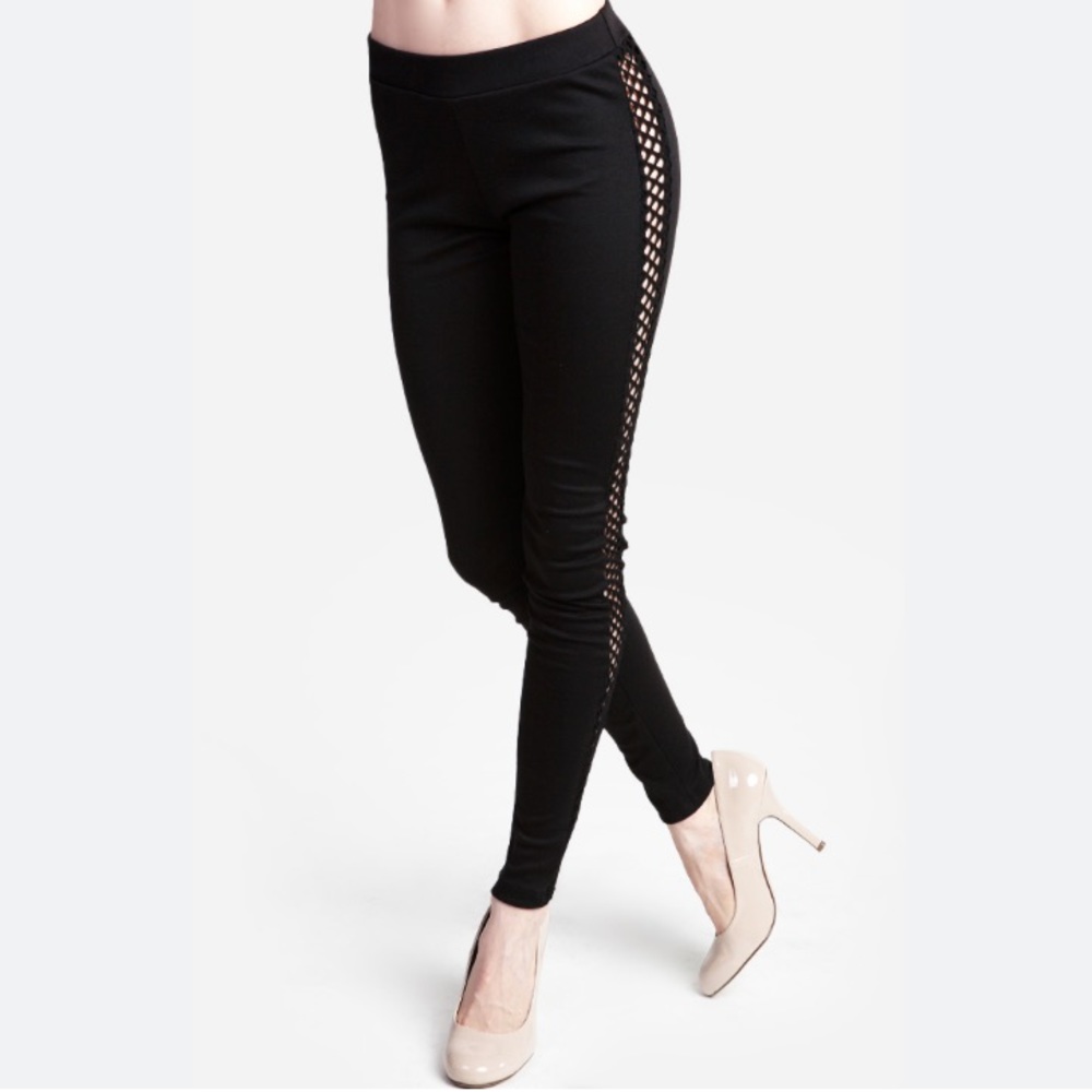 Women’s Black Sideline Net Pants / Leggings